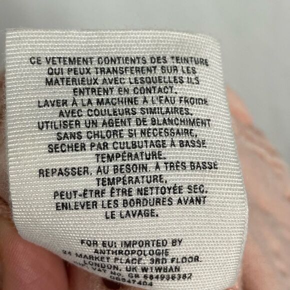 Anthropologie Pink Linen Blend The Wanderer Utility Pants - Women’s  28 - Picture 9 of 9